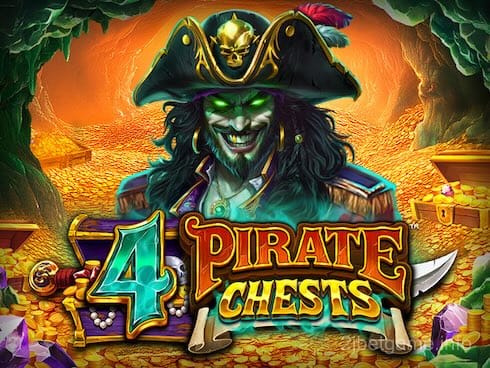 4 PIRATE CHESTS
