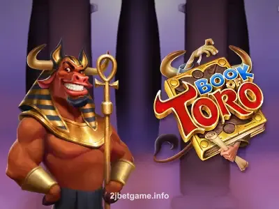 Book of Toro slot game card from 2j bet